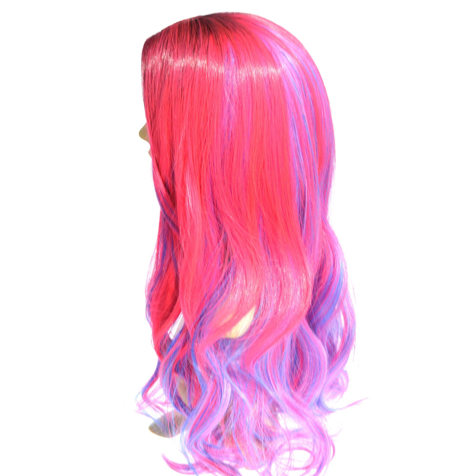 Inspired by Descendants 3 Girls Audrey Wig Red Blue Long Curly Halloween Wigs