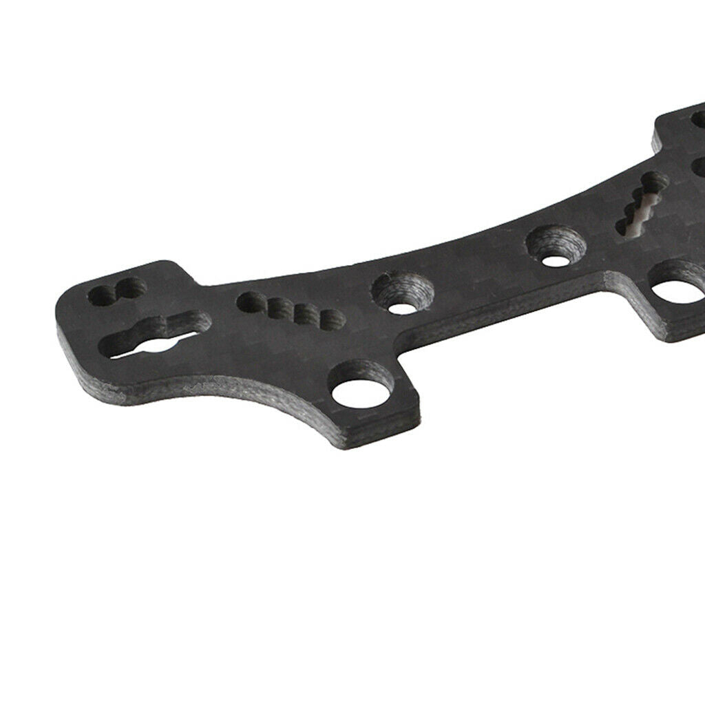 Shock Damper Stay Plate Carbon Fiber 1/10 Scale TT02 Car Hobby Modified