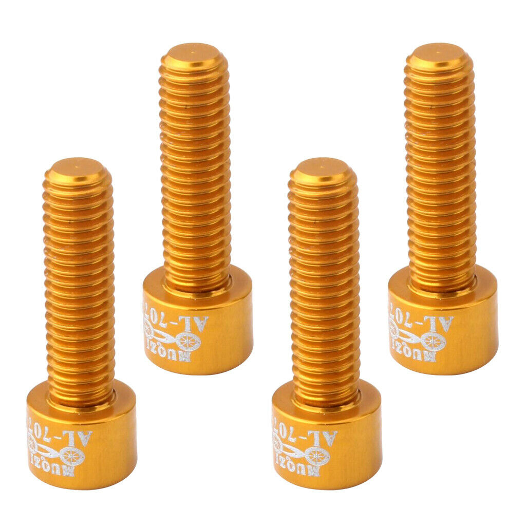 8 Pieces Road Bike M5x17mm Bicycle Handlebar Mounting Screw Stem Bolts