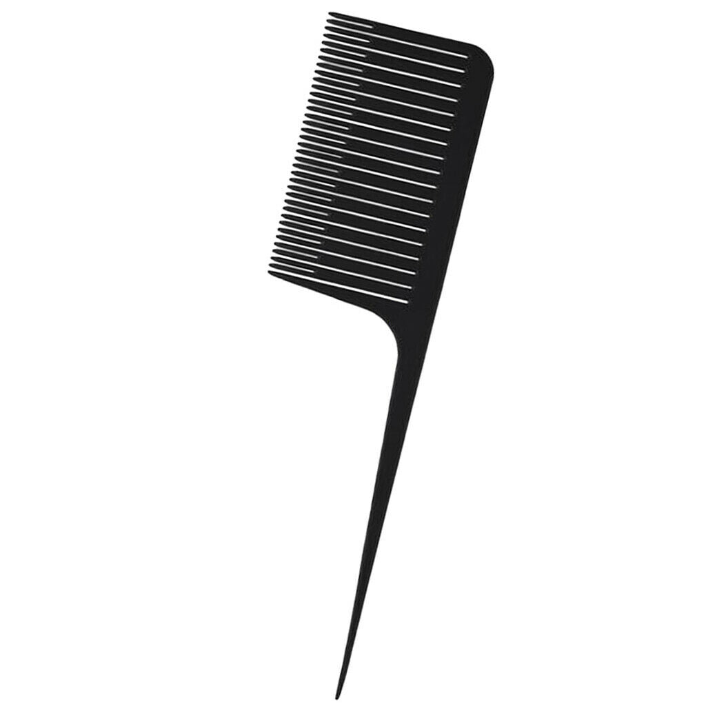 Black&White ABS Weave Highlighting Foiling Hair Comb Salon Styling Combs