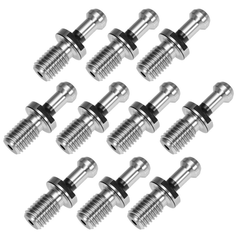 Cat40-45Â° Pull Nail Special Pull Nail for Cnc Tool Holder Water 45 Degree 10Pcs