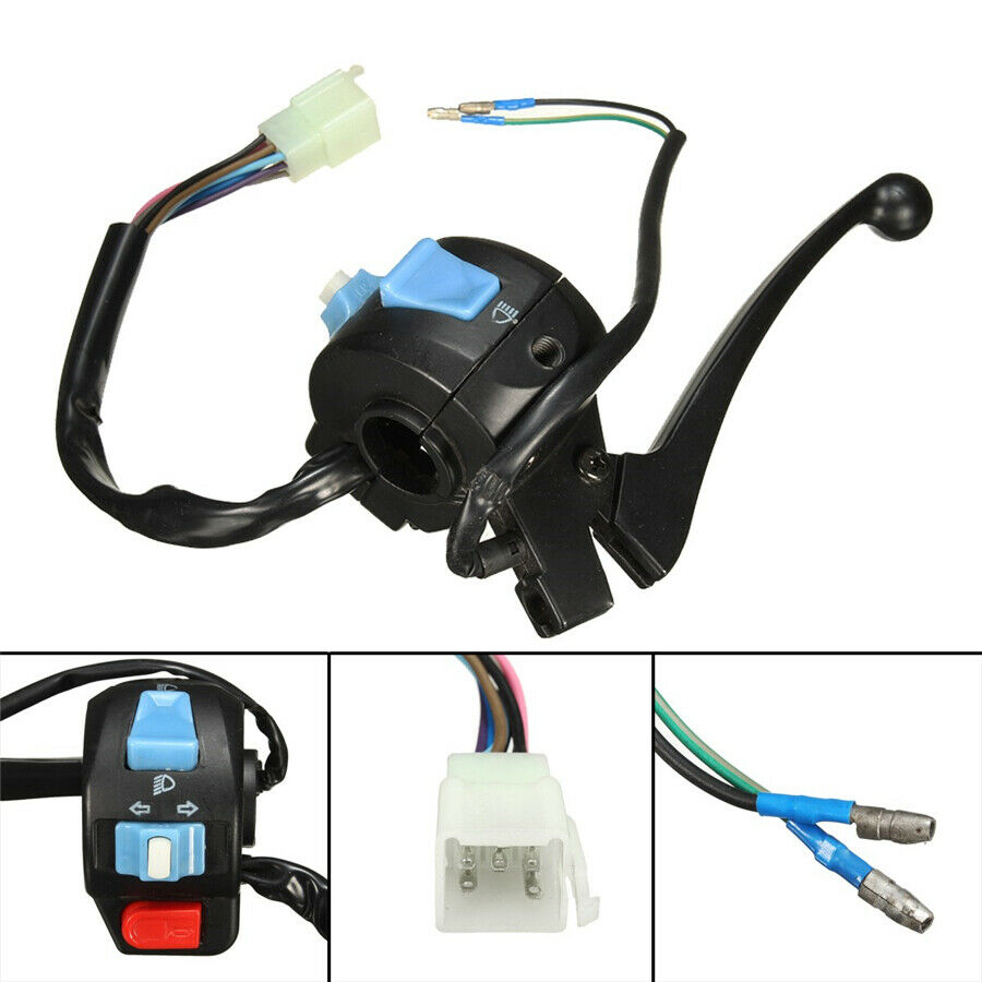 7/8" Scooter Moped Left Side Handlebar Switch Assembly For GY6 Engine 50cc 150cc