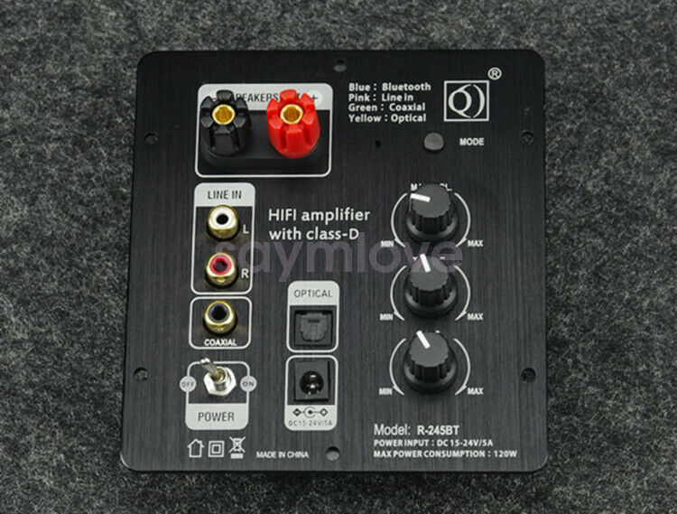 TPA3116 2.0 HiFi Stereo Amplifier Board 50W + 50W Bluetooth 5.0 Optical Coaxial