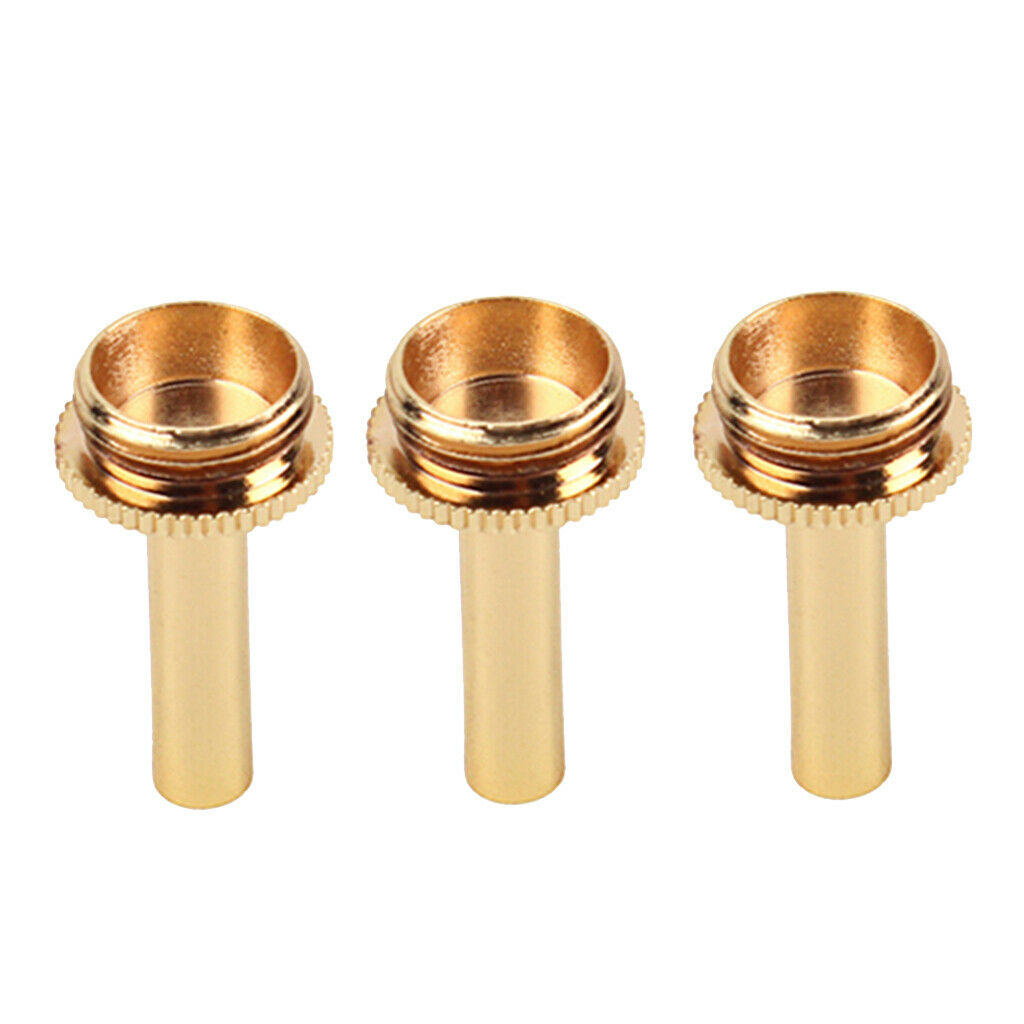 3pcs Copper Trumpet Connecting Rod Piston Valve Key Screw Instrumental Parts