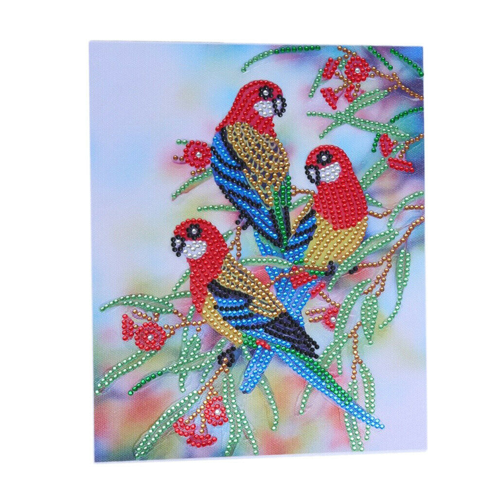 5D Special Shaped Drill Diamond Painting Rhinestone Mosaic Craft Bird