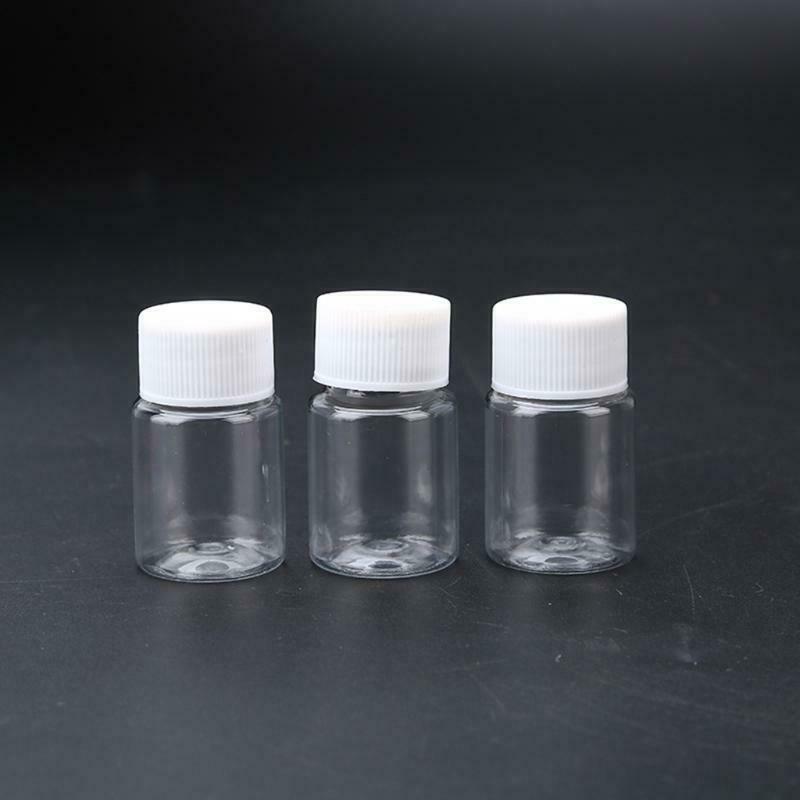Empty Clear Plastic Travel Bottles Travel Caps Bottle Refillable Containers 20ml