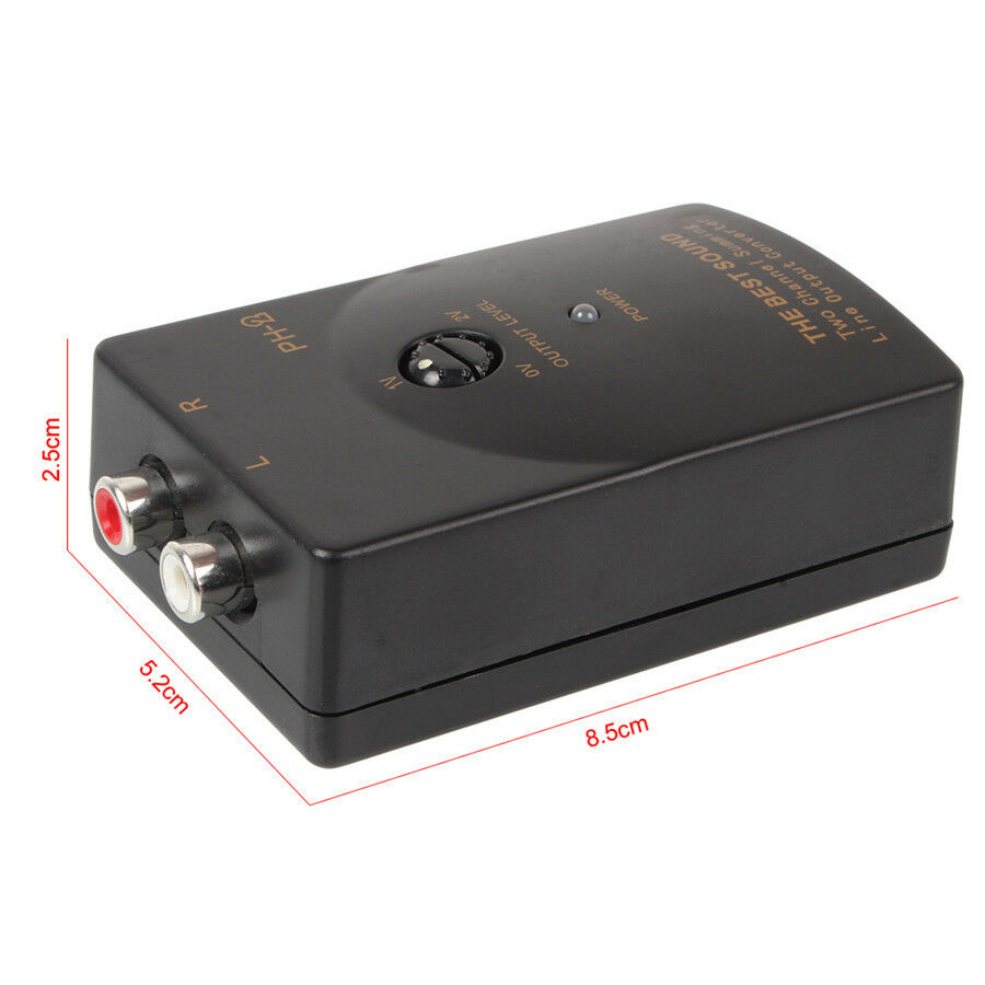 Car Stereo Audio RCA Speaker High To Low Level Line Converter With Adapter Wire