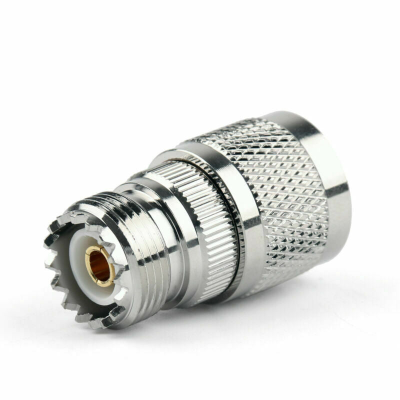 10x Adapter SO239 UHF Jack Female To N Male Plug RF Connector Straight F/M