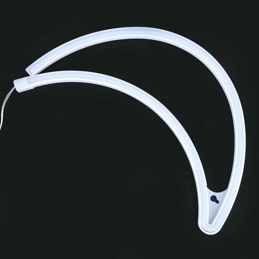 Blue Moon Shape Neon Night Club Light Sign Bedroom Home Decoration Gifts