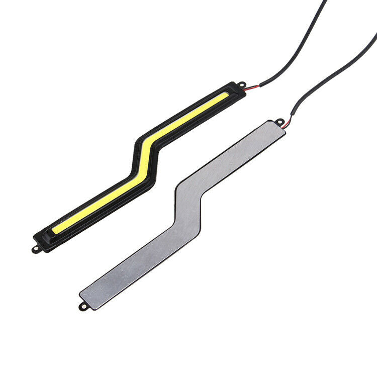 2Pcs Bright 6000K Car COB LED Lights Daytime Running DRL Fog Driving Lamps White
