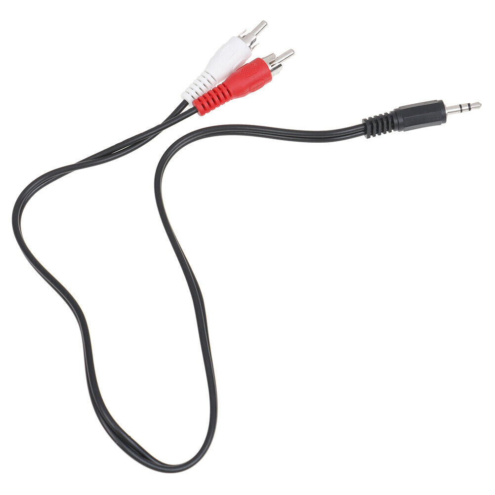 3.5mm jack mini plugto 2 RCA male stereo ohono audio speaker adapter cable.l8