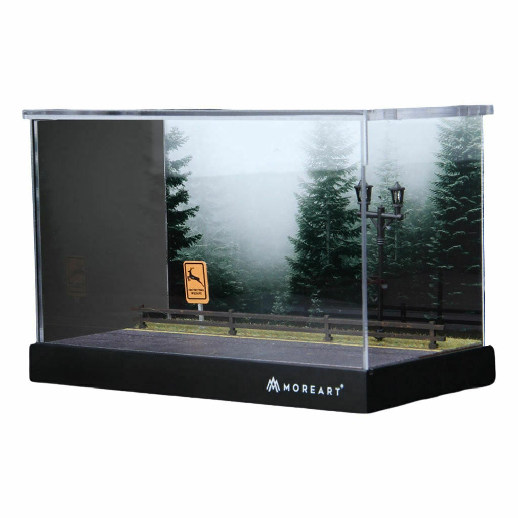 1:64 Scale Parking Lot Scene Models Display Case Home Collection Gifts