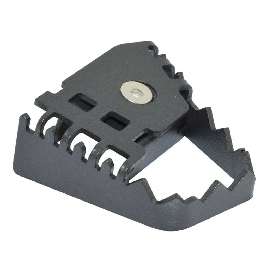 55mm Rear Foot Brake Lever Pedal Pad Extender for BMW F650GS F750GS F800GS Black