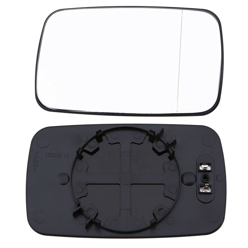 White Right Side View Mirror Glass Heating For BMW E46 Sedan/Wagon/Compact 98-06