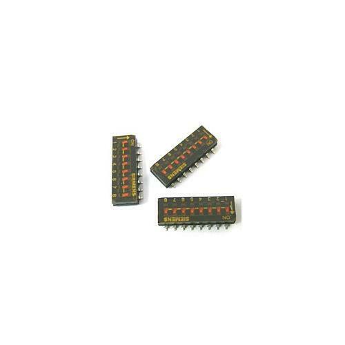 [10pcs] V23756-A3002-A8 DIP Switch 8 Position SMD