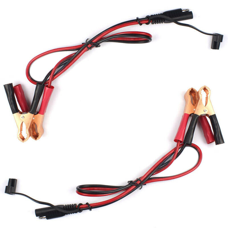 1PC 60cm SAE to Crocodile Clip Cable DC Quick Connection Charge Cable Lead Line