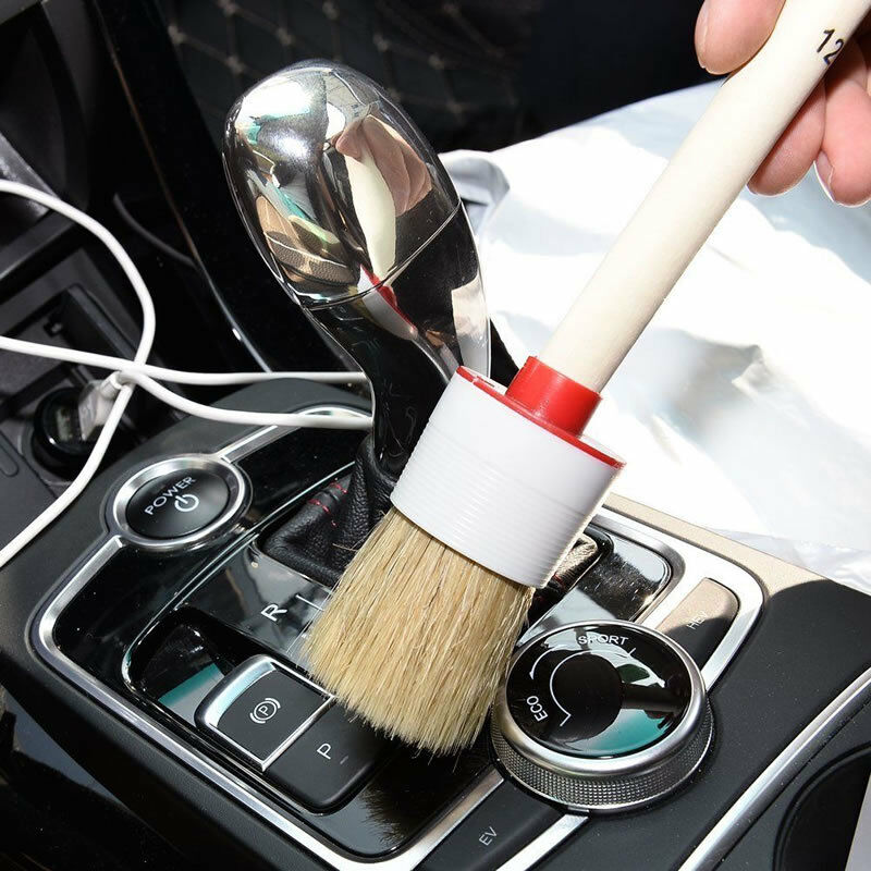 5 X Soft Bristle Brush Automobile Truck  Center Console engine  Cleaning Tool