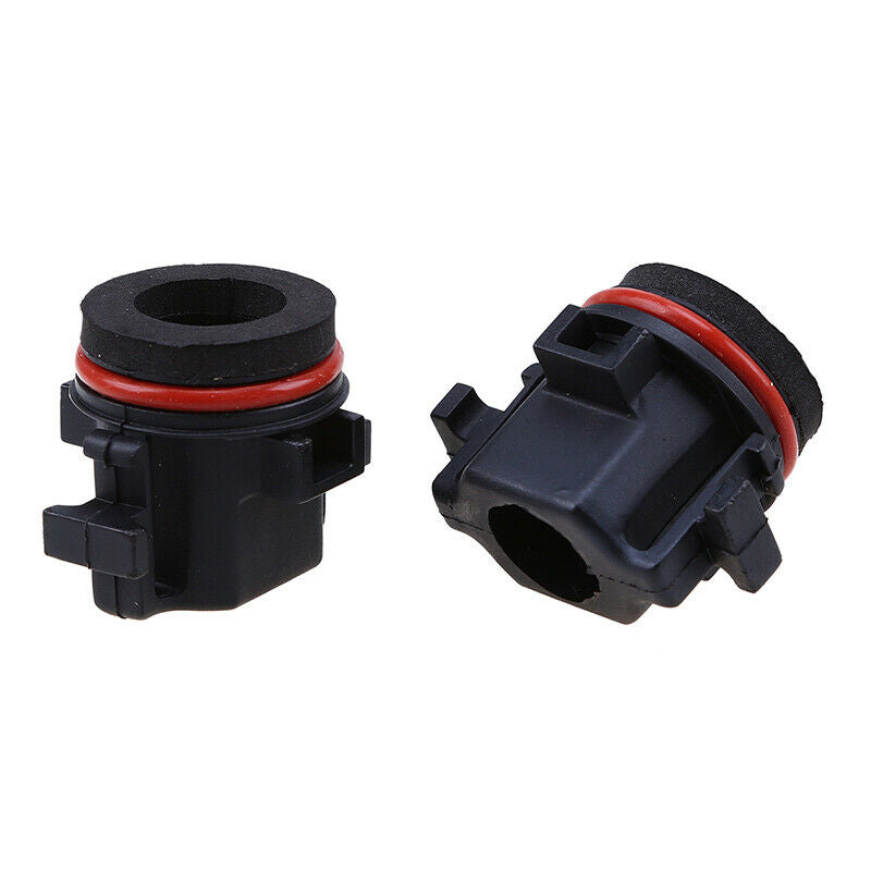 2x Black HID H7 LED Headlight Bulb Holder Adapter Retainer ABS For BMW  5 Series