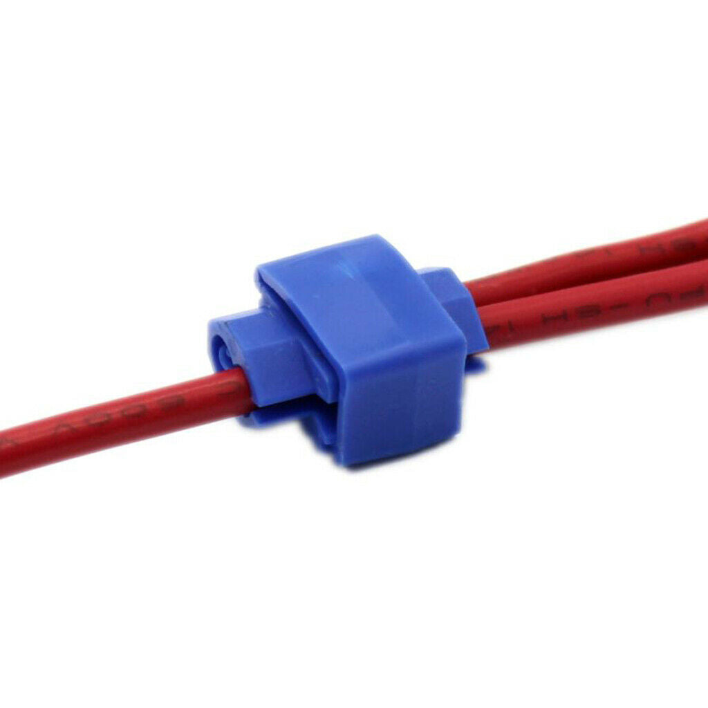 50Pieces Electrical Quick Splice Cable Connector Lock 14-16AWG Wire Terminal