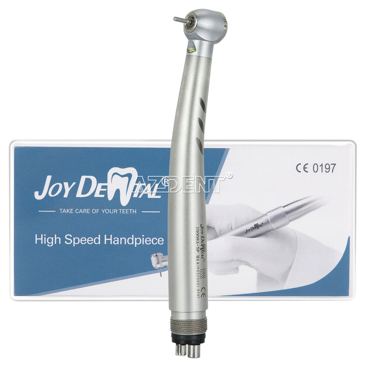 Dental E-generator LED Push Button High Speed Handpiece Ceramic Bearing 4Holes