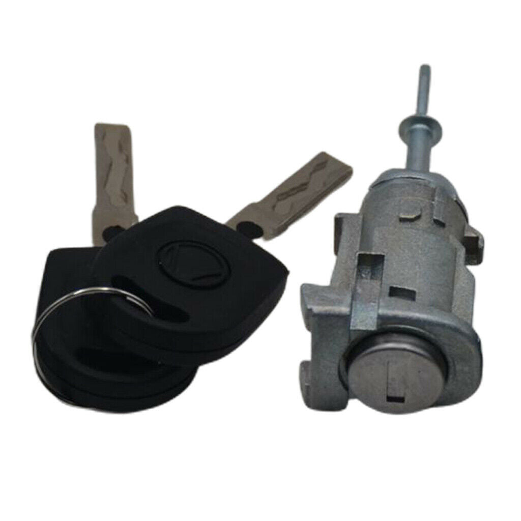 1U0837168E Car Door Lock Cylinder + 2 Keys Front Right for VW Golf MK4