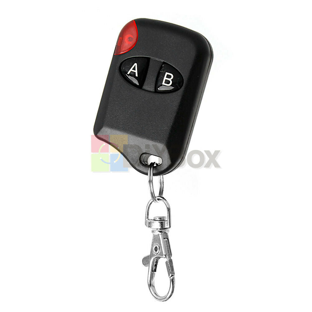 DC 12V 2 Button 433MHz RF Wireless WIFI Remote Control Transmitter Garage Door