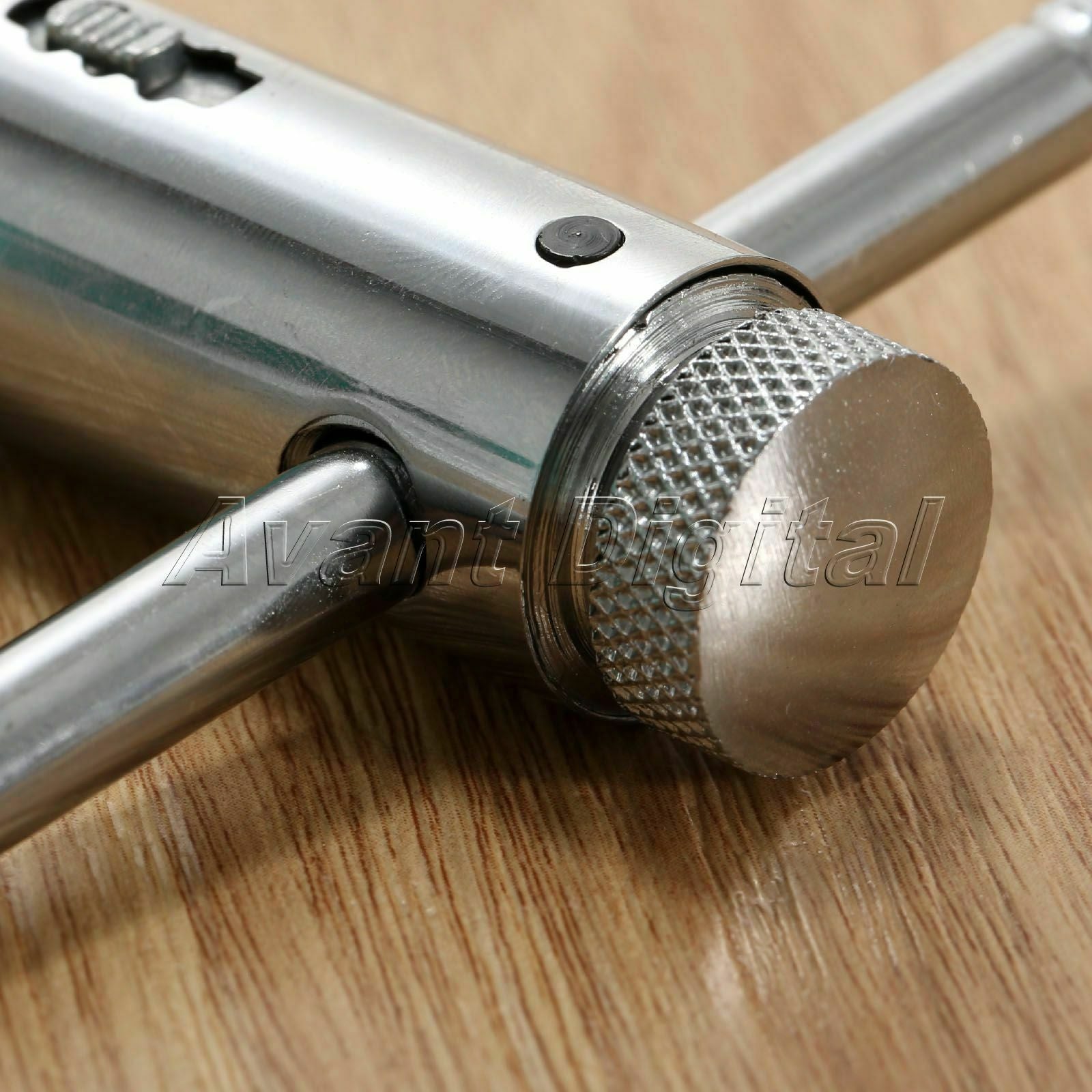 T-Type M3-M8 Reversible Ratchet Tap Wrench Handle Bar Tapping Threading Tool 1pc