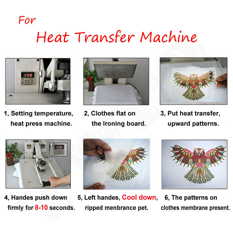 Colorful Fox Patch Iron on Transfer for Clothes DIY Heat Transfer Animal .l8