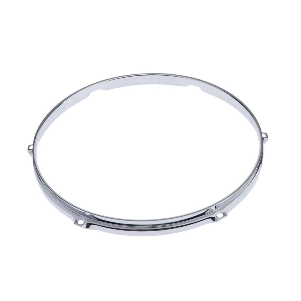 Pair Die-cast 6-lug Snare Drum Hoop - Batter Side - Zinc Alloy - 14 inch 1.5mm