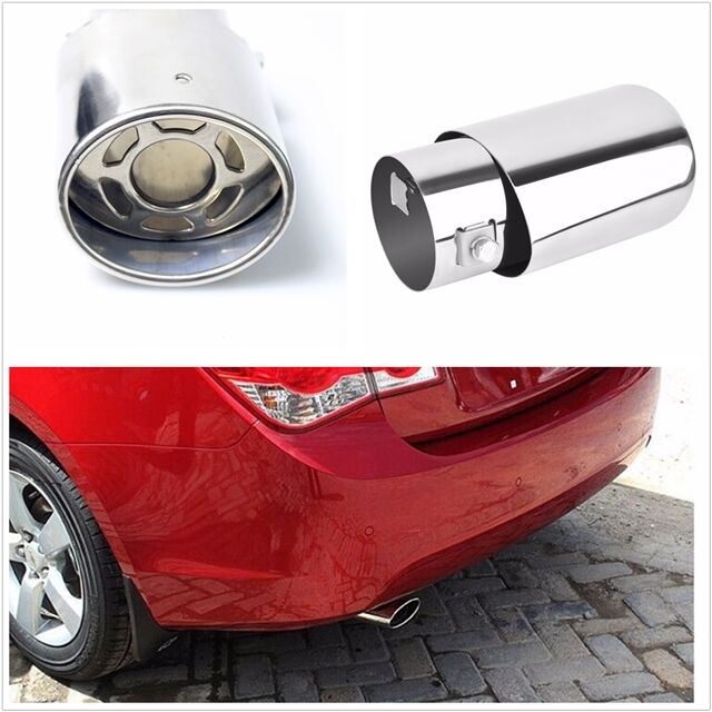 Universal Car Stainless Steel Exhaust Pipe Tip Tail Muffler cover Car Styling