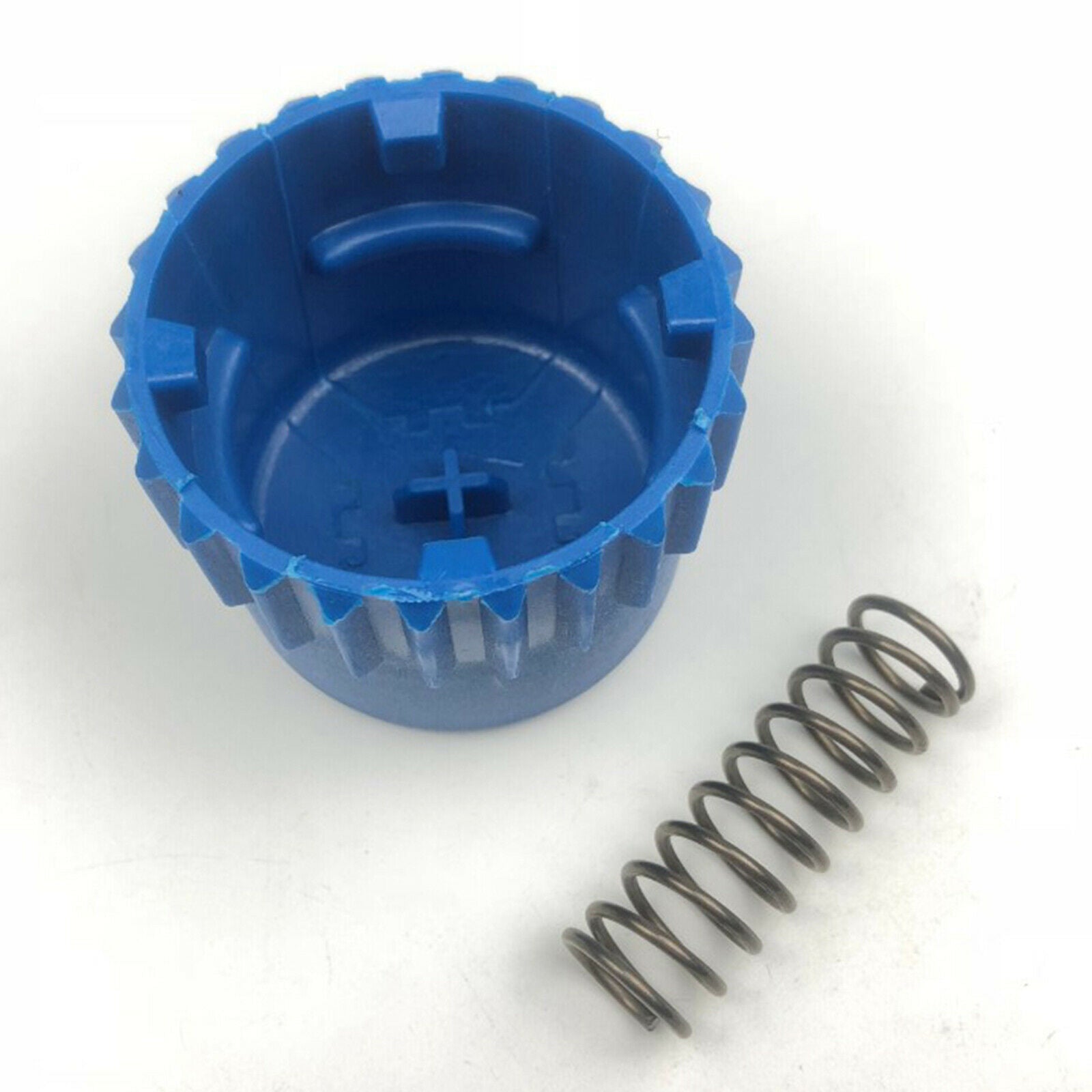 1 Set Plastic Bump Knob with Spring for T35 Head Replacement Blue 537185801
