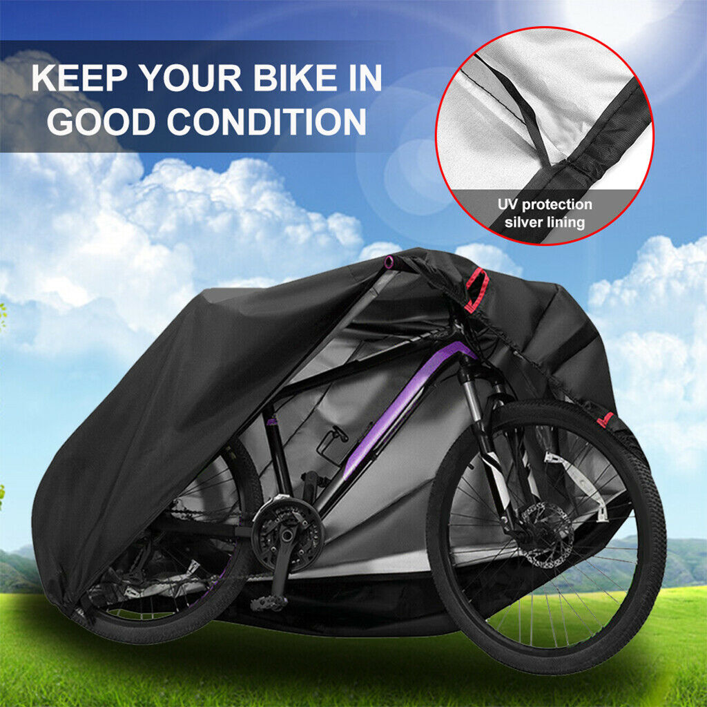 Waterproof Bicycle Bike Storage Cover Outdoor Protector with Carry Bag