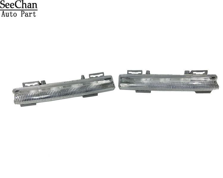 Qty2 Front Bumper DRL Fog Lights Left Right Fit Mercedes Benz  W204 W212 R172