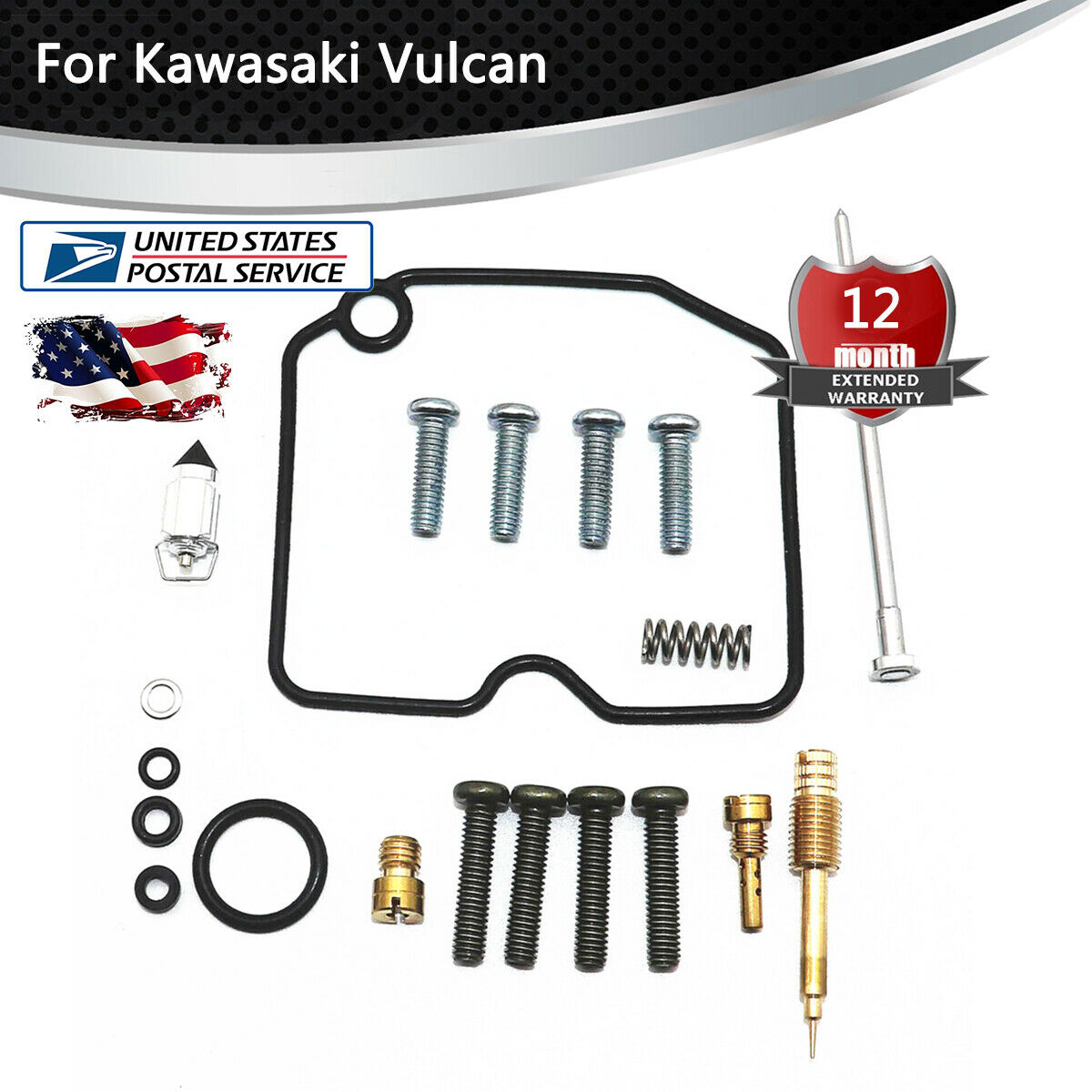 Carb Carburetor Repair Rebuild Kit For Kawasaki Vulcan 800 Classic 1995-2005