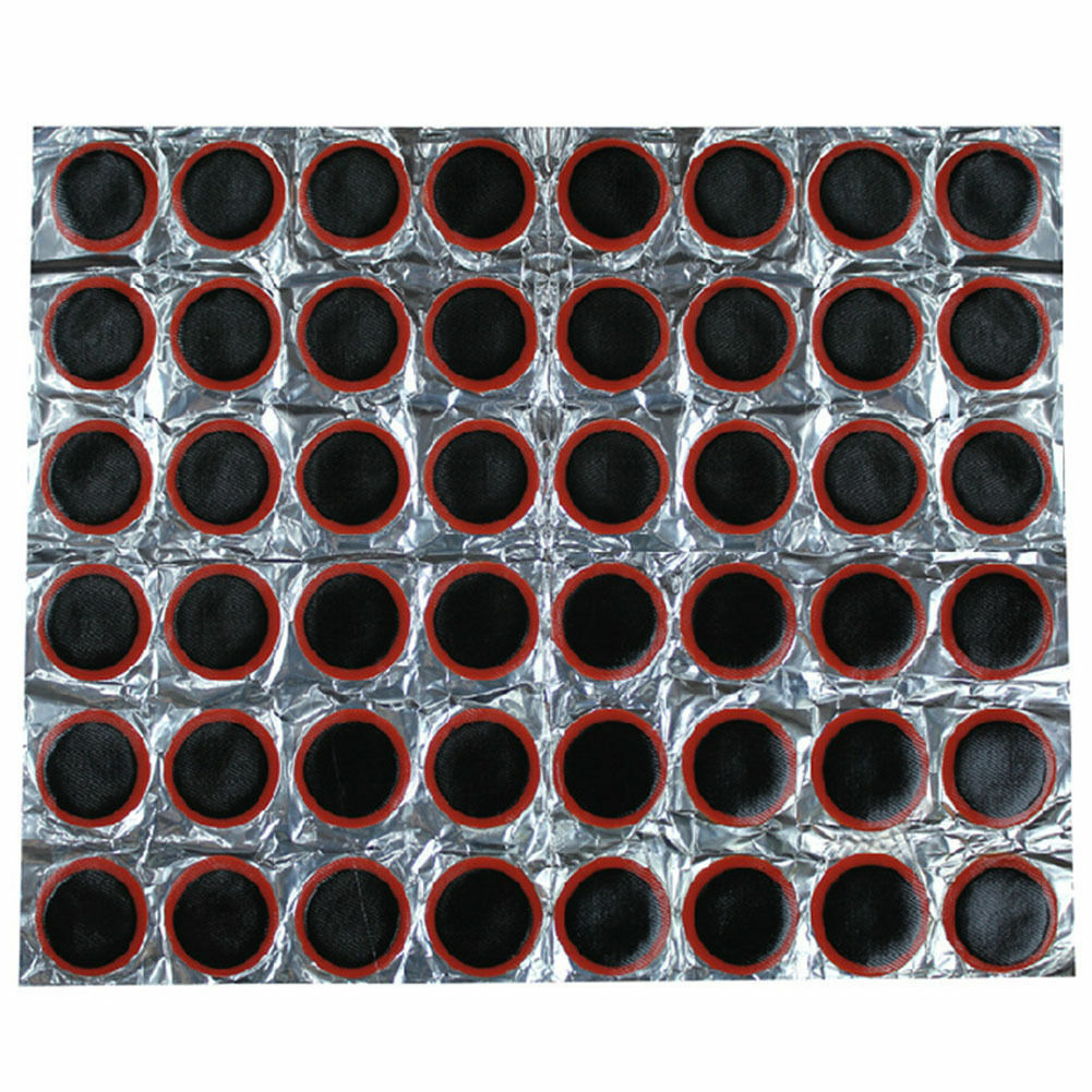 Bicycle Bike Tire Tyre Tube 48 Rubber-Puncture -Patch Patches Repair Kit Set