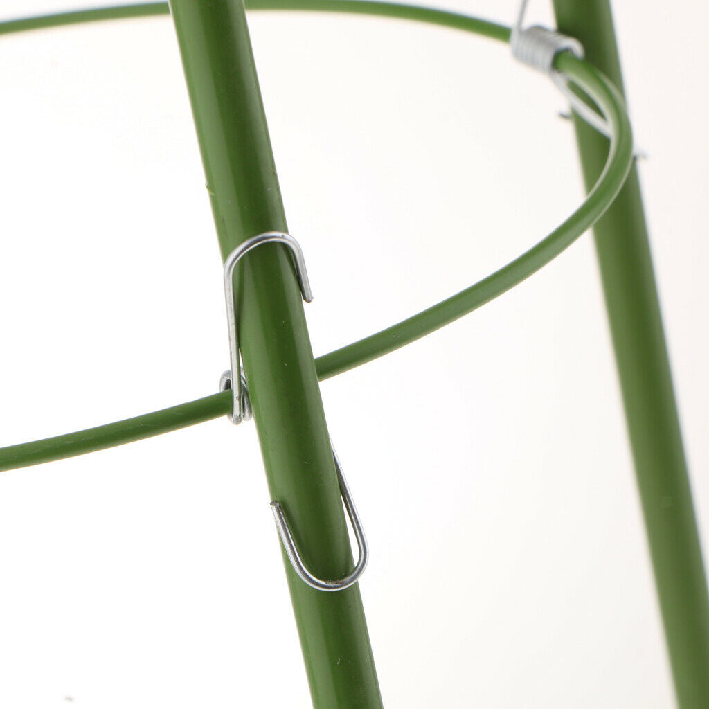 Plant Support Rings Garden Trellis Climbing Plants Flowers Grow Cage 60cm