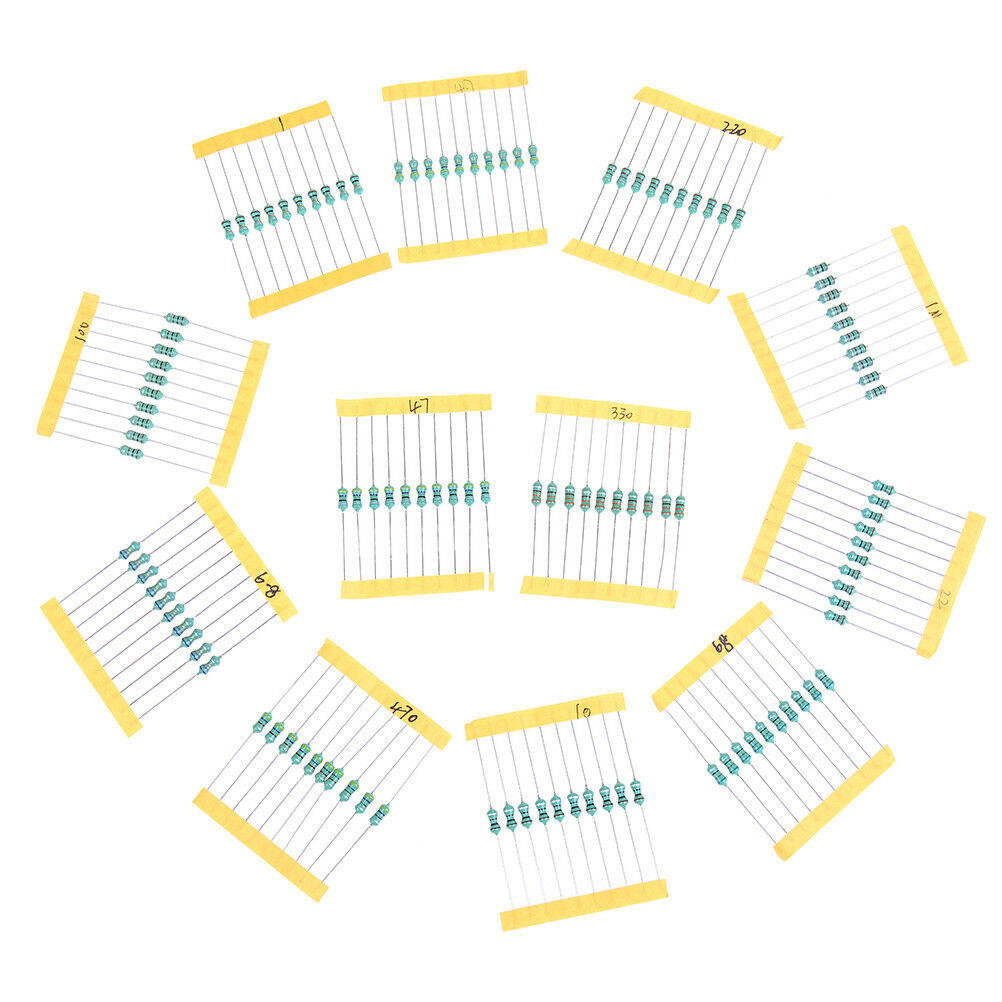 120pcs 0410 1/2W DIP inductors assortment kit 12 values 1UH-1MH HGUKD WF