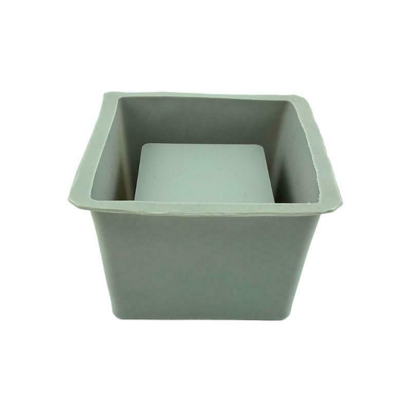 3PCS Flower Pot Silicone Mold DIY Succulents Concrete Plaster Cement Mold