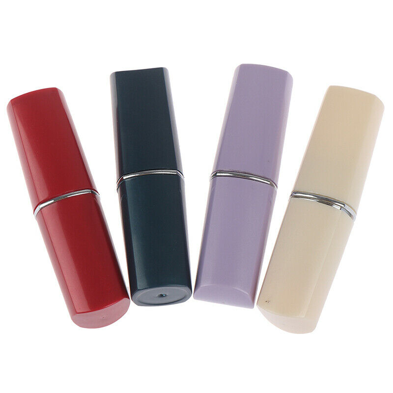 1pc Cute Secret Lipstick Shaped Stash Pills Box Holder Medicine Organizer.l8