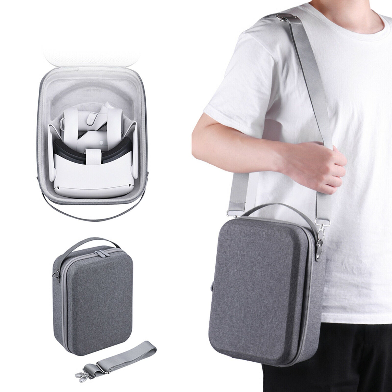 Storage Bag Anti-Vibration Collision Resistance for Quest 2 Portable