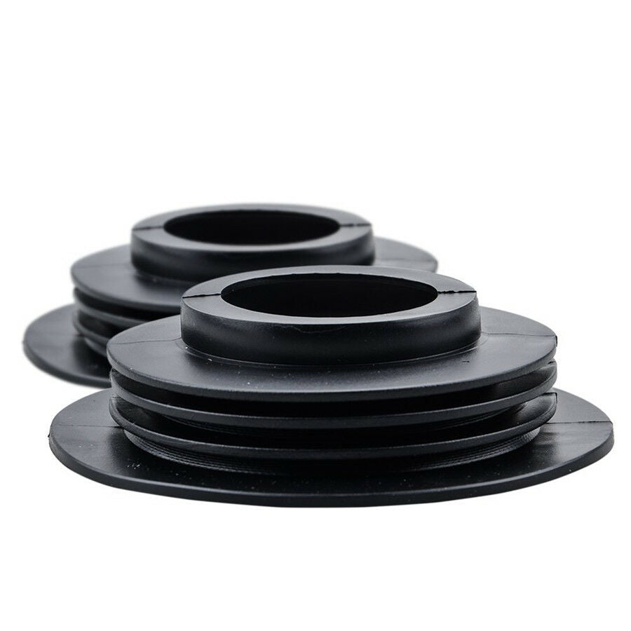 Pair Universal Rubber Housing Seal Cap Headlight Dust Cover For LED HID Retrofit