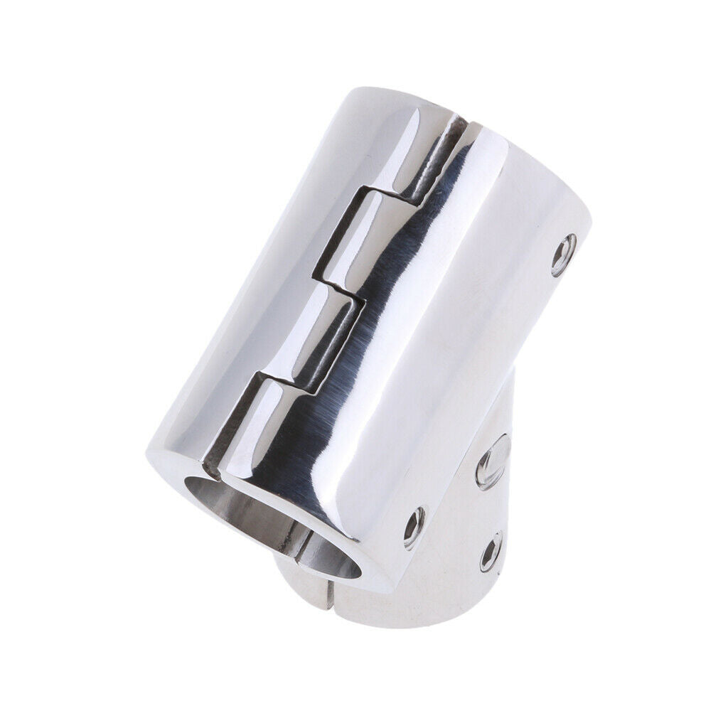 316 Stainless Steel Boat Hand Rail 60 Degree Tee Fitting 7/8
