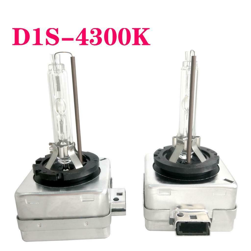 1Set D1S 4300K Brilliant Warm White HID Headlight Replacement Light Bulb