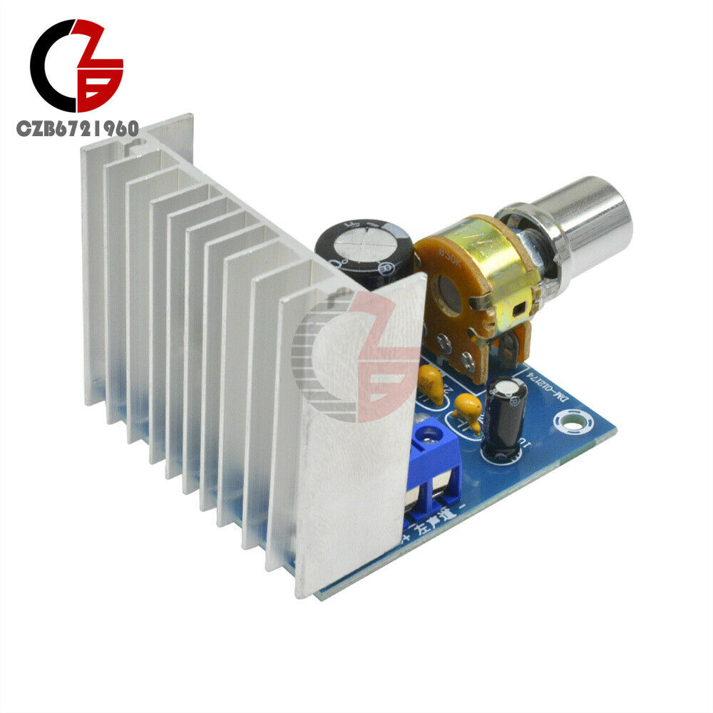 12V AC/DC TDA7297 2.0 2x15W Digital Audio Amplifier DIY Kit Dual-Channel Module