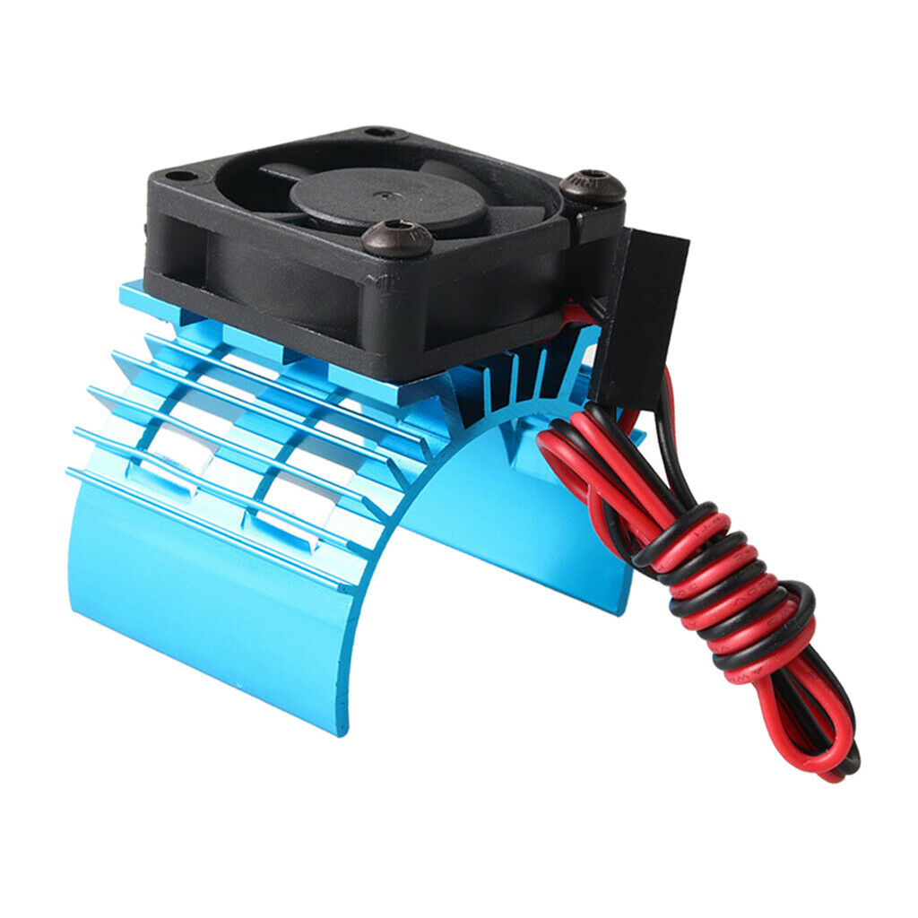 540 550 Motor Heatsink W/ Cooling Fan For HSP Axial  1/10 RC Car DIY