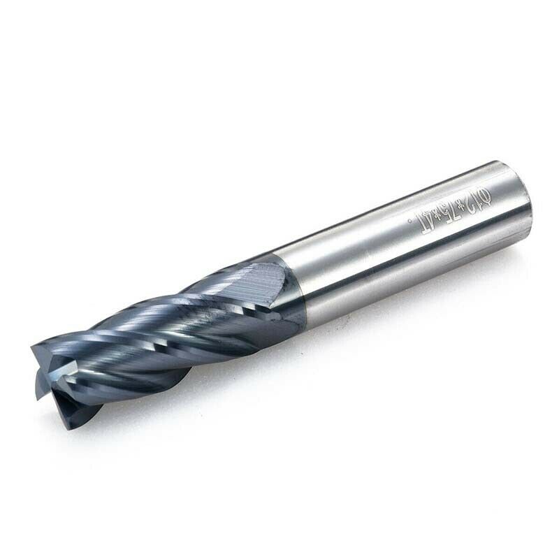 5pcs 4mm x 50mm Tungsten Carbide 4 Flute End Mill CNC Milling Cutter HRC50