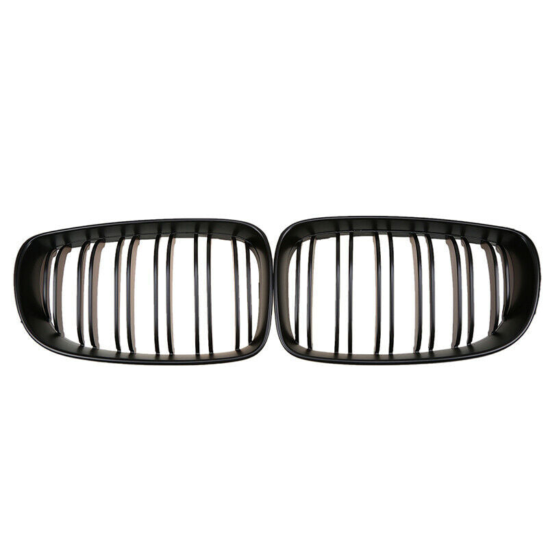 2x For BMW E81/E82/E87/E88 1-Series 2007-13 Front Kidney Grille Double Line Hood