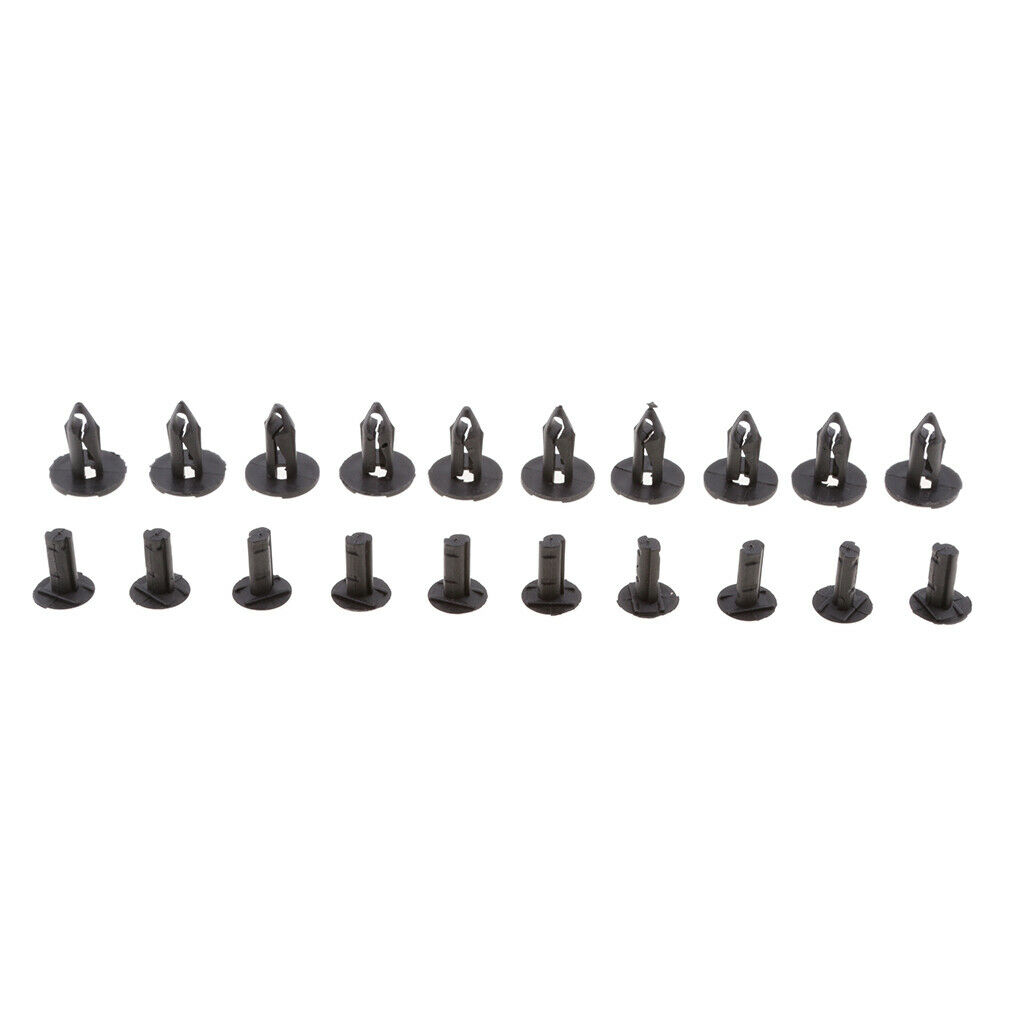 10 Pieces Car Bumper Fender Rivet Retainer Fastener Clip for VW Golf 4 Audi