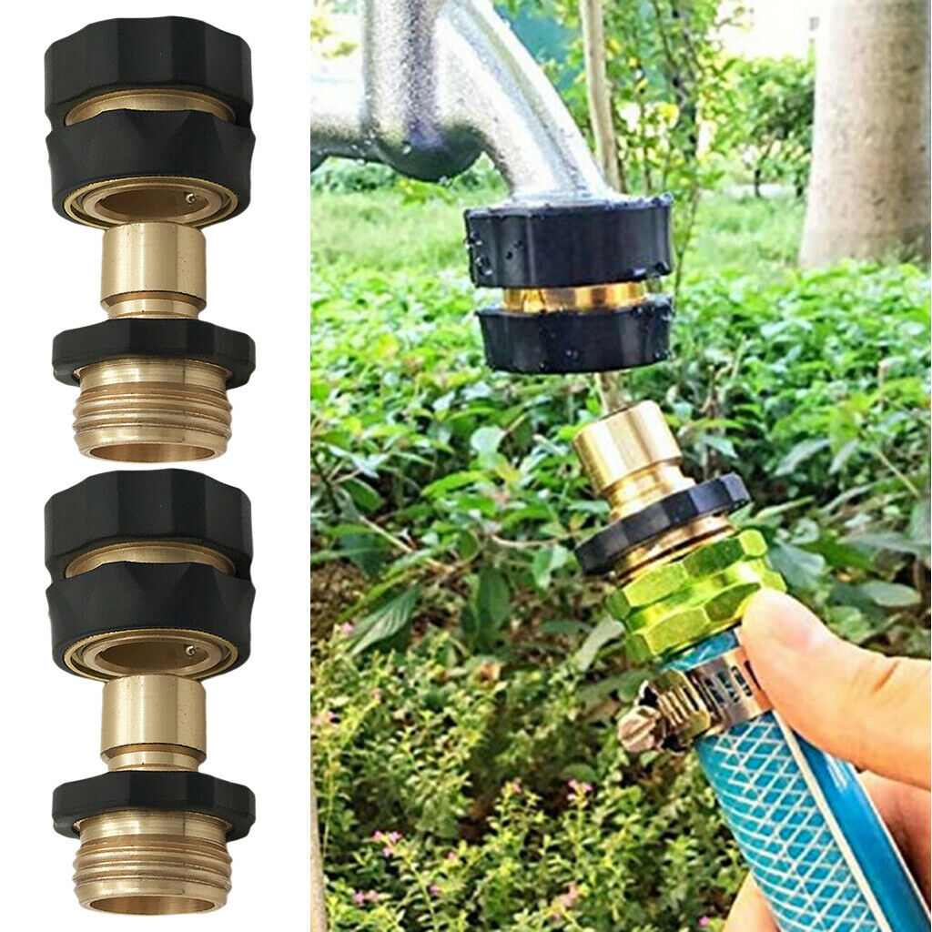 2x Water Tap Hose Connector Garden Hose Quick Connector