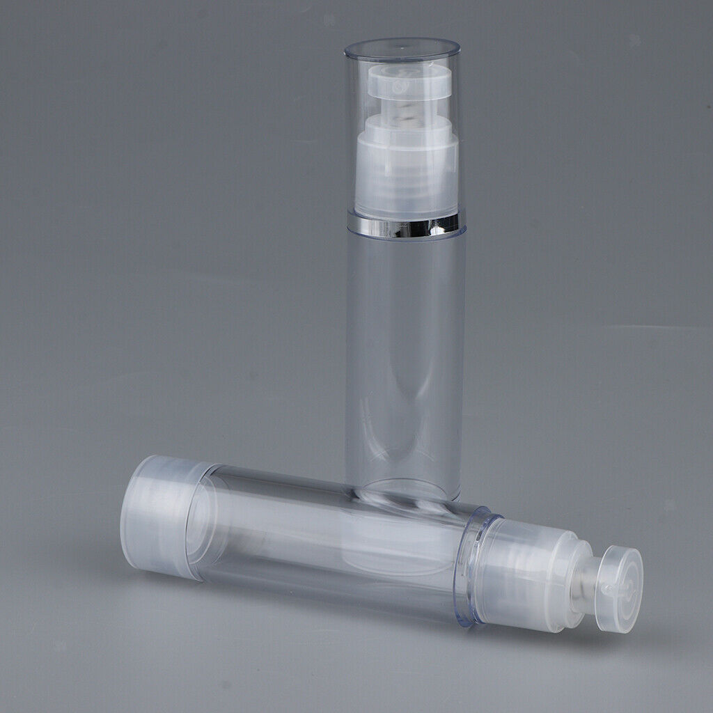 8pcs Refillable Cosmetic Foundation Skin Care Container Airless Pump Bottles